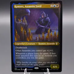 Ramses, Assassin Lord (Foil Etched) Foil 61 DMC Commander: Dominaria United NM M - Image 1