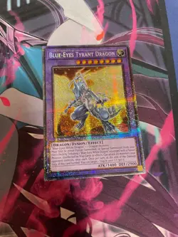 YUGIOH - BLUE EYES TYRANT DRAGON - STARLIGHT RARE - MP25 - 1ST ED - NM - Image 1