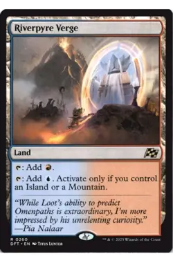 1x MTG Riverpyre Verge - Aetherdrift Rare! NM Mint! Ships Fast! - Image 1