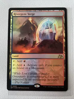 1x Riverpyre Verge - Foil NM Eng MTG - Aetherdrift - Image 1