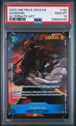 One Piece - Sogeking - Secret - OP03-122 - PSA 10 - Image 1