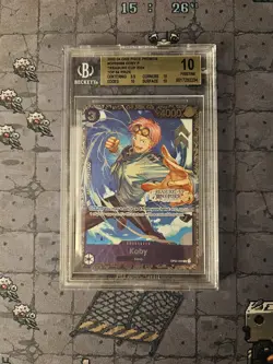 2024 One Piece Promo Treasure Cup Top 64 Koby #098 BGS 10 PRISTINE - Image 1