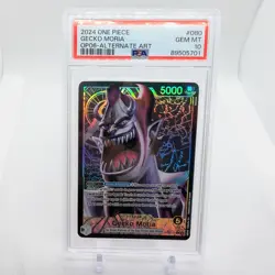 Gecko Moria OP06-080 PSA 10 ALT ART LEADER One Piece Wings Of The Captain - Image 1