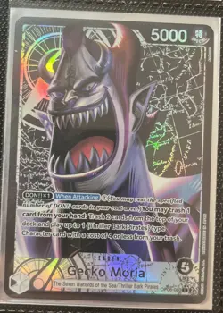 Gecko Moria (080) (Alternate Art) OP06-080 Wings of the Captain Foil - Image 1