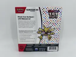 Pokemon TCG Alakazam EX Collection Box Sealed Scarlet And Violet 151 Ships ASAP 820650855269 - Image 2