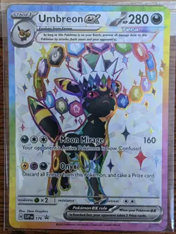 Umbreon 176, Espeon 175 Black Star Promo Full Art - Pokemon Prismatic Evolutions - Image 2