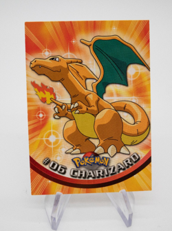 topps Pokemon TV Animation Edition Series 1 Non Holo #06 Charizard #6 Black Logo - Image 1