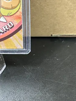 Topps Pokemon #06 Charizard Holo Foil TV Animation Series 1 Black Logo - Image 4
