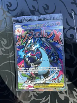 Pokemon TCG Mega Charzard x Ex #023 Promo Card MINT: Phantasmal Flames - Image 1