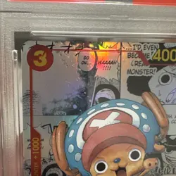 2024 One Piece PRB01 Premium Booster Manga Alt Art Tony Tony Chopper #6 PSA 10 - Image 3