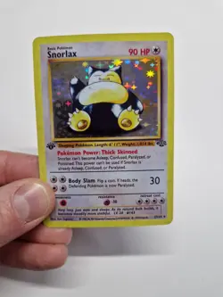 1999 Snorlax Jungle 1st Edition Style Holo Pokemon Card (PRXY Fan Display) - Image 1