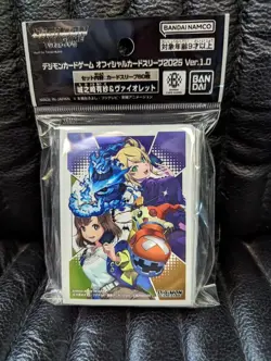Digimon Card Game Official Card Sleeves - Arisa Kinosaki and Violet Inboots 2025 - Image 1