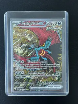 Roaring Moon ex 162/131 Prismatic Evolutions Pokemon TCG Card SIR NM near mint - Image 1