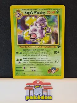 Pokemon Card Kogas Weezing 50/132 Gym Challenge NM-LP - Image 1