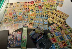 Massive Vintage Pokemon Card Collection Lot Binder Wotc Base Set Holos TCG 500+ - Image 2