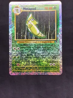 Pokemon Cards: Legendary Collection Reverse Holo: Metapod 54/110 - Image 2