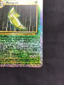 Pokemon Cards: Legendary Collection Reverse Holo: Metapod 54/110 - Image 5