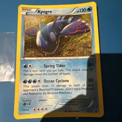 Pokemon TCG Kyogre XY51 Black Star Promo Holo card jumbo - Image 1