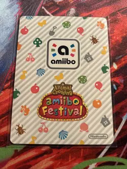 Animal Crossing Authentic Nintendo Amiibo Card Series 4 - Rosie Amiibo Festival - Image 2