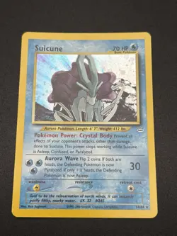 Suicune 14/64 Neo Revelation Holo - DOUBLE HOLO ERROR CARD - Wotc - vintage - Image 1
