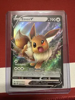 Eevee V SWSH065 SWSH: Sword & Shield Promo Cards Holo - Image 1