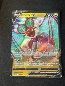 Noivern V 117/203 NM Ultra Rare Evolving Skies Near Mint Holo Foil Pokemon Card - Image 1