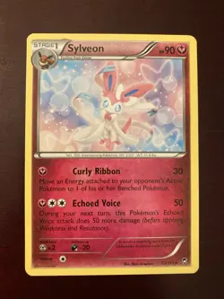 Sylveon 72/111 Furious Fists Regular Rare Non-Holo Pokemon TCG Card - Image 1