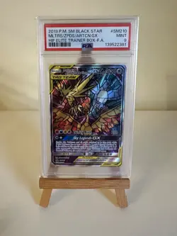 Moltres & Zapdos & Articuno GX SM210 PSA 9 Hidden Fates Promo Pokemon Card #1 - Image 1