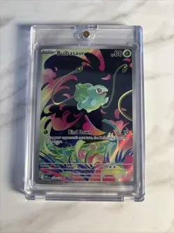 Pokemon TCG Bulbasaur Card 133/132 IR Mega Evolutions Near Mint Condition - Image 1