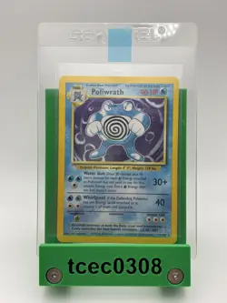 Poliwrath - Base Set Holo - 13/102 - WOTC Pokemon Card - Heavy Play - HP - Image 1