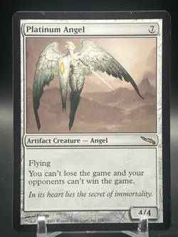 MTG Platinum Angel Mirrodin Regular 228/306 - Image 1