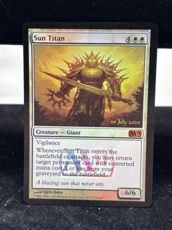 Magic The Gathering Sun Titan Promo - Image 1