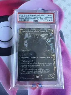 2024 MTG BLOOMBURROW #343 LUMRA, BELLOW OF THE WOODS PSA 10 - Image 1