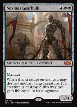MTG Noxious Gearhulk ** Tarkir: Dragonstorm Commander ** English - Image 1