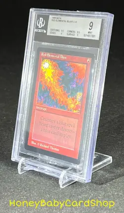 MTG Limited Edition Beta 1993 Red Elemental Blast BGS 9.0 MINT Old School 93/94 - Image 3