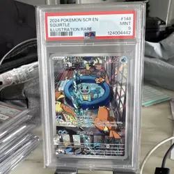 Squirtle #148/142 PSA 9 Pokemon Scarlet & Violet Stellar Crown Illustration Rare - Image 2