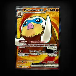 Pokemon TCG SV09: Journey Together Mamoswine ex #174/159 Ultra Rare NM - Image 1