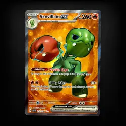 Pokemon TCG SV08: Surging Sparks Scovillain ex #216/191 Ultra Rare NM - Image 1