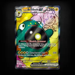 Pokemon TCG SV09: Journey Together Iono's Bellibolt ex #172/159 Ultra Rare NM - Image 1