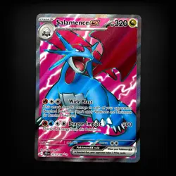 Pokemon TCG SV09: Journey Together Salamence ex #177/159 Ultra Rare NM - Image 1