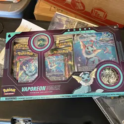 Pokemon TCG Vaporeon VMAX Premium Collection Box Evolving Skies - Image 2