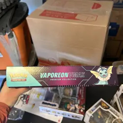 Pokemon TCG Vaporeon VMAX Premium Collection Box Evolving Skies - Image 4