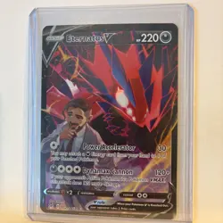 Pokemon Eternatus V Ultra Rare SWSH11: Lost Origin Trainer Gallery TG21/TG30 NM - Image 2