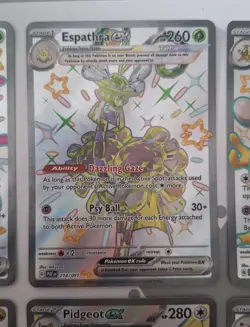 TCG Pokemon SILVER SHINY BUNDLE from Paldean Fates (All NM) - Image 3