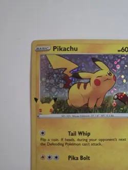 2021 Pokemon 25th Anniversary General Mills Promo Pikachu #SWSH039 - Image 2