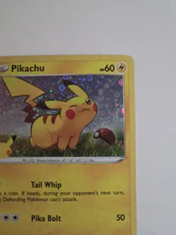 2021 Pokemon 25th Anniversary General Mills Promo Pikachu #SWSH039 - Image 3