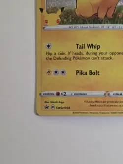 2021 Pokemon 25th Anniversary General Mills Promo Pikachu #SWSH039 - Image 5