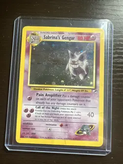 Pokemon Gym Hero’s - Sabrina's Gengar 14/132 (2000’) HOLO SWIRL - Image 2