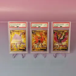 GALARIAN ARTICUNO ZAPDOS MOLTRES POKEMON FULL ART 2021 JAPANESE PSA 10 - Image 1