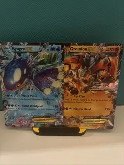 Kyogre EX 54/160 & Groudon EX 85/160 - Primal Clash - Pokemon TCG MP - Image 1